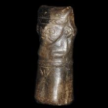 Statuette anthropomorphe en terre cuite